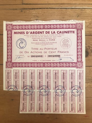 Mines argent la caunette - mines, de