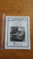 PUB ADVERT ANCIENNE - LANCIA FULVIA - réalités années 60