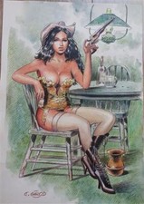 Western, Rosita's Gun, dessin