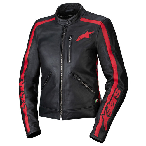 Veste moto cuir alpinestars - cuir,