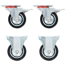 Roulettes 4 pcs 75 mm