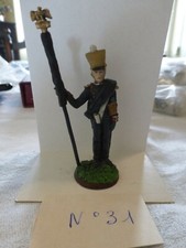 N°31 Figurine Médailler Franklin Étain Soldat  Régiment de Waterloo peint main