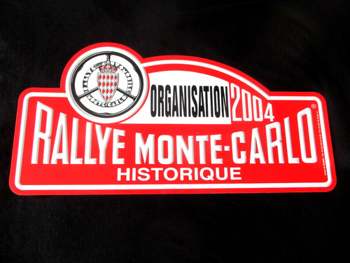 Plaque plate schild rallye - plaque,