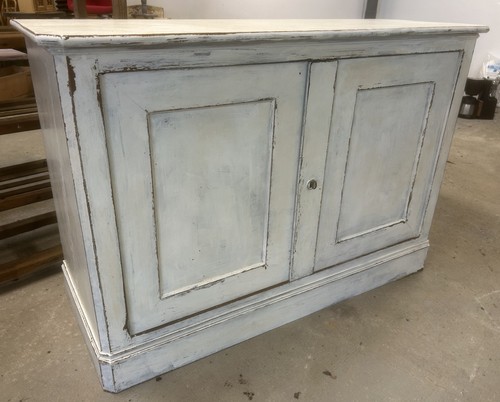 Buffet ancien patine peint - patine,