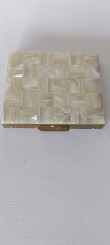 Ancien poudrier nacre - ancien,
