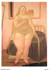 Art - Peinture - Botero - La Chambre - 1979 - The Bedroom - CPM - Voir Scans Rec