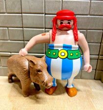 PLAYMOBIL Film Dessin Animé BD ASTERIX GAULOIS OBELIX SANGLIER 21B CUSTOM RARE
