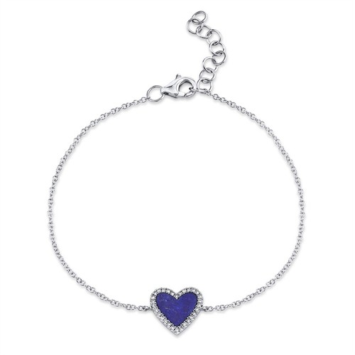 14k blanc lapis lazuli - blanc,