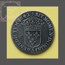 Monnaie royale - LOUIS XIII - 1/12 Ecu - 1642 A -