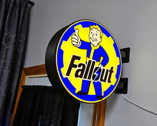 Enseigne lumineuse fallout led - enseigne,