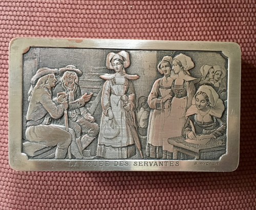 Boîte timbres ancienne - ancienne, en
