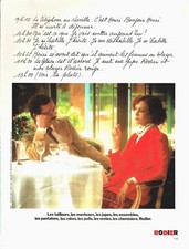  publicité Advertising 0722 1973   Rodier tailleurs manteaux jupes vestes chemis