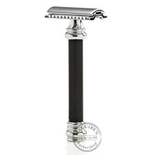 Merkur 38C Barbier Pôle HD Double Bord De Rasoir Sécurité - Noir - Long Manche