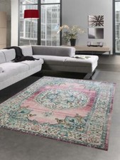 Tapis d'extérieur oriental tapis salon ornements tapis rosa