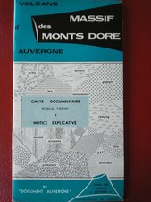 Massif des Monts Dore Volcans d' Auvergne - 1969 plein air service éditions 30p