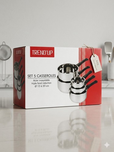 Set casseroles inox - set, de