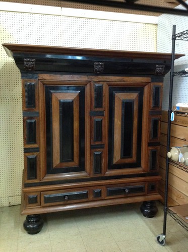 Antique dutch kas armoire - dutch,