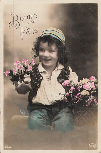 Bonne fete garcon - cp,