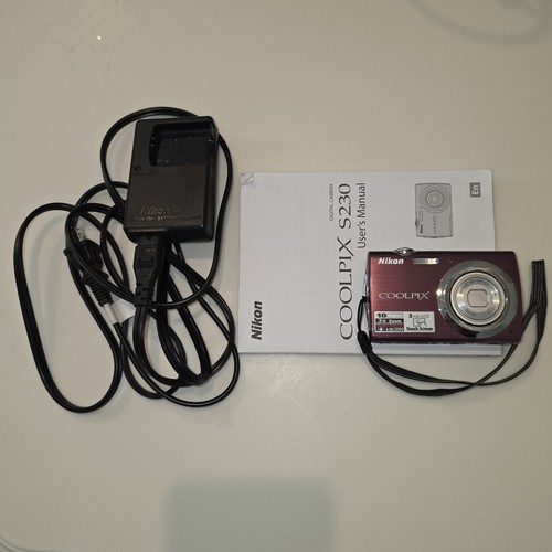 Nikon coolpix s230 10mp - nikon, plum