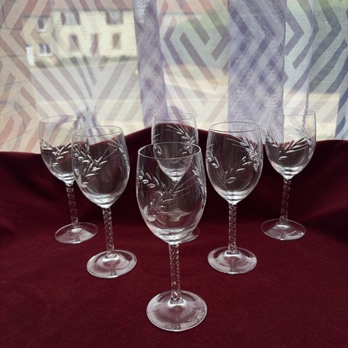 Verres vin rouge cristal - rouge,