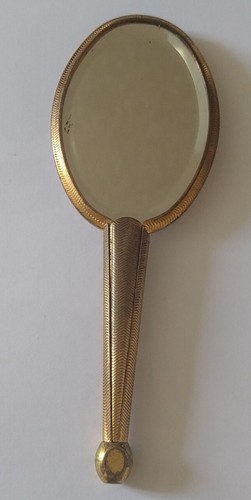 Ancien petit miroir main - miroir, À