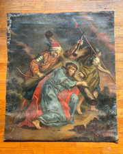 GRANDE PEINTURE HUILE SUR