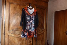 Tunique Purplerose, manches 3/4 en voile, taille L (44) TBE