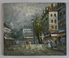 BURNETT, Sacré Coeur, huile