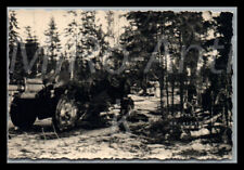 Photo, WW2, lt. plat. pièce 85 (mot), noir Canon dans les forêts roumaines ; ...