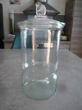 POT EN VERRE AVEC COUVERCLE EN