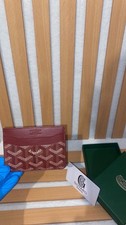 porte carte goyard rouge