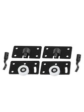 2set Porte Coulissante Rouleau Placard Garde-Robe Concave Nylon Roue Résistant