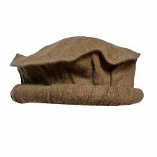 Homme Afghan Laine Mélange Crâne Casquette Marron Chapeau Kufi Topi Pakol