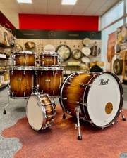 Pearl Masters Maple Pure Shellset Exotic " Natural Burst " 22,10, 12,14, 16 "