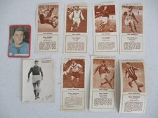 LOT  DE 7 IMAGES  FOOTBALL  BISCUITS  REM  +PHOTO DEVAL PIANTONI + Cornu  9image