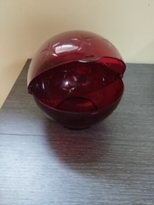Tupperware Boule De Noël Boîte A Sucre Rouge  Bordeaux Motif Étoiles Vintage  