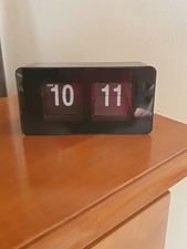 Horloge a lamelles, guichet, basculantes