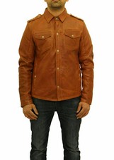 Chemise marron chaude de style