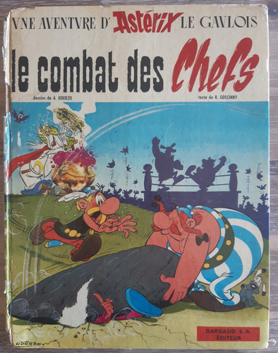 Ancienne astérix combat - astérix,