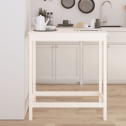 Table bar blanc 50x50x110 - table, de