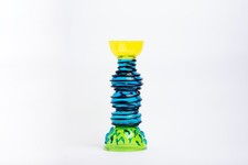 Ettore Sottsass - vase Alioth - Memphis Milano - Compagnia Vetraria Muranese 