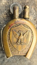 ANCIEN RARE BRIQUET DE POILU à ESSENCE Trench soldier’s lighter + pierres