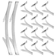  Lot de 20 guides inférieurs pour portes coulissantes : positionneurs de rails