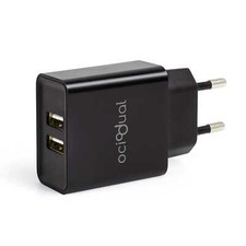 Chargeur mural UE, 2 ports USB de 5 V, 2,1 A, 10 W, Noir, modèle : ST600