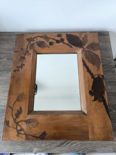Ancien miroir marqueterie - ancien, en