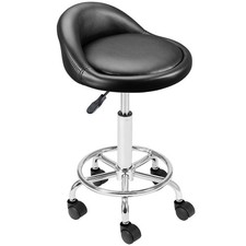Tabouret à roulettes Noir