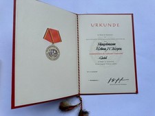 ancien certificat honorifique