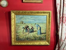 Ancienne huile sur toile