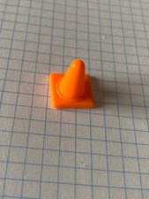 PLAYMOBIL PETIT CONE DE SIGNALISATION ORANGE