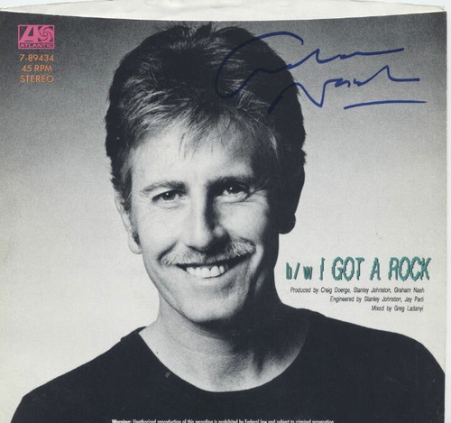Graham nash signed sleeve - graham,